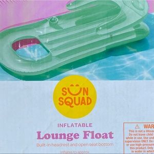Green lounge floatie